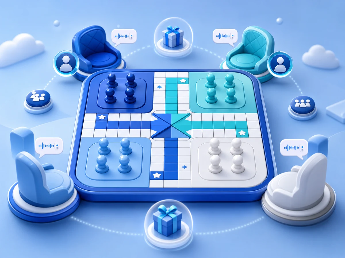 Reference artwork for Social Ludo Platform
