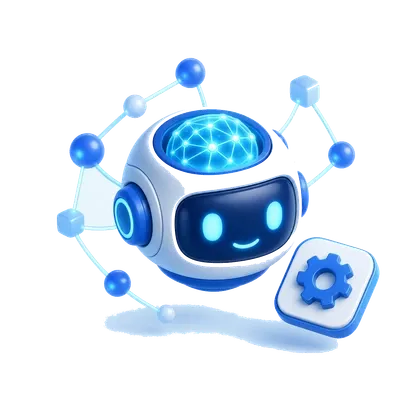 AI Solutions 3D illustration